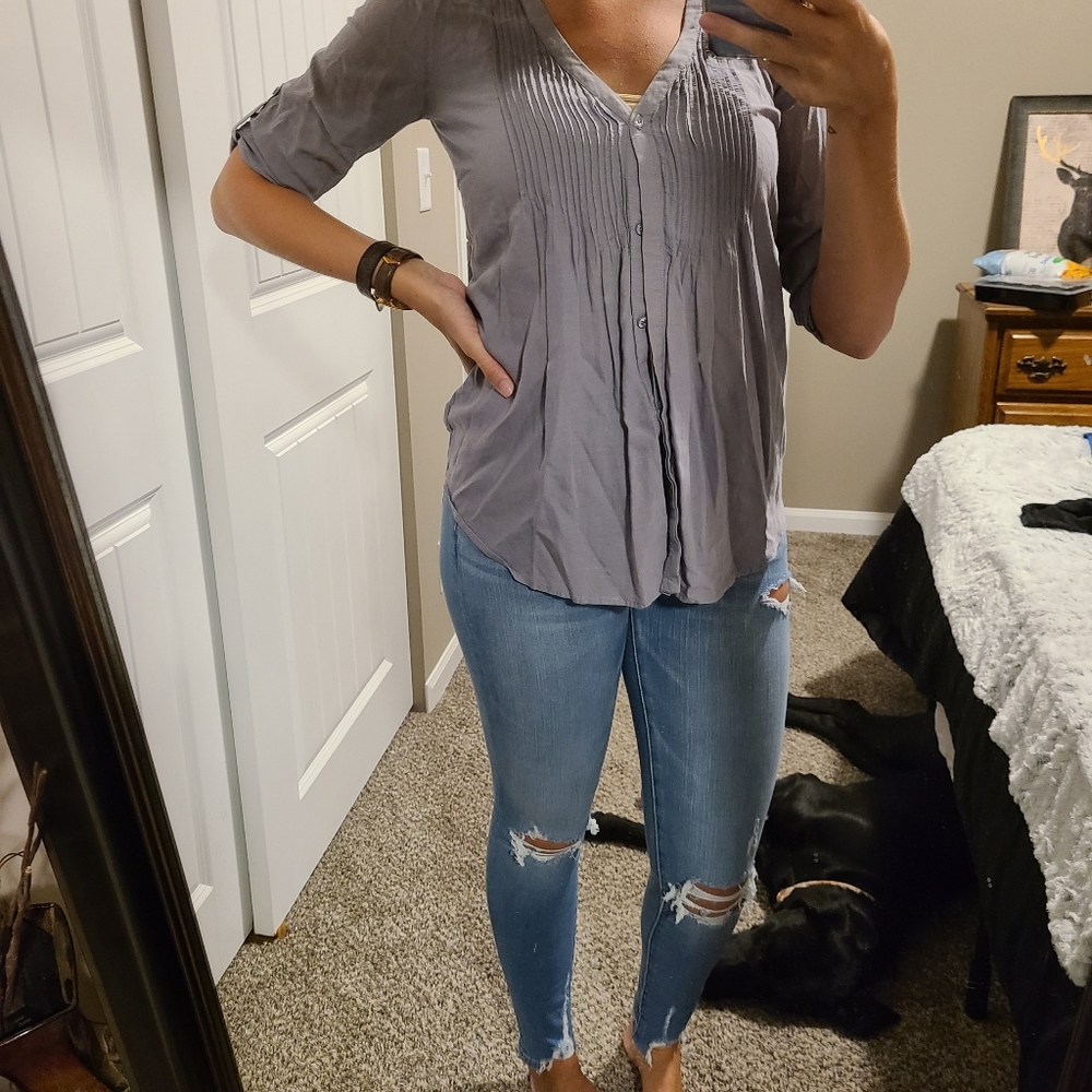 Button up AE flowy shirt
